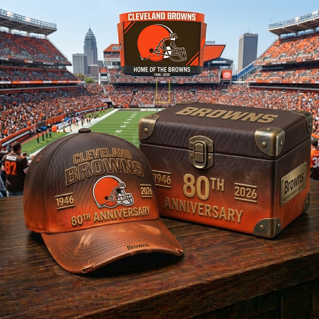 Premium NFL CLE Anniversary Gradient Cap V31 NMD 240426 TTV