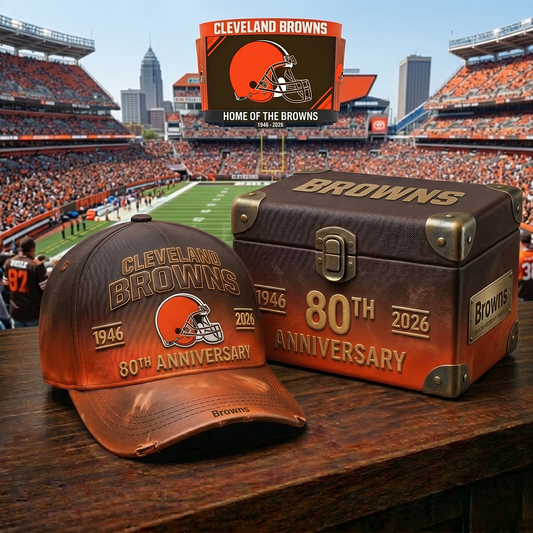 Premium NFL CLE Anniversary Gradient Cap V31 NMD 240426 TTV