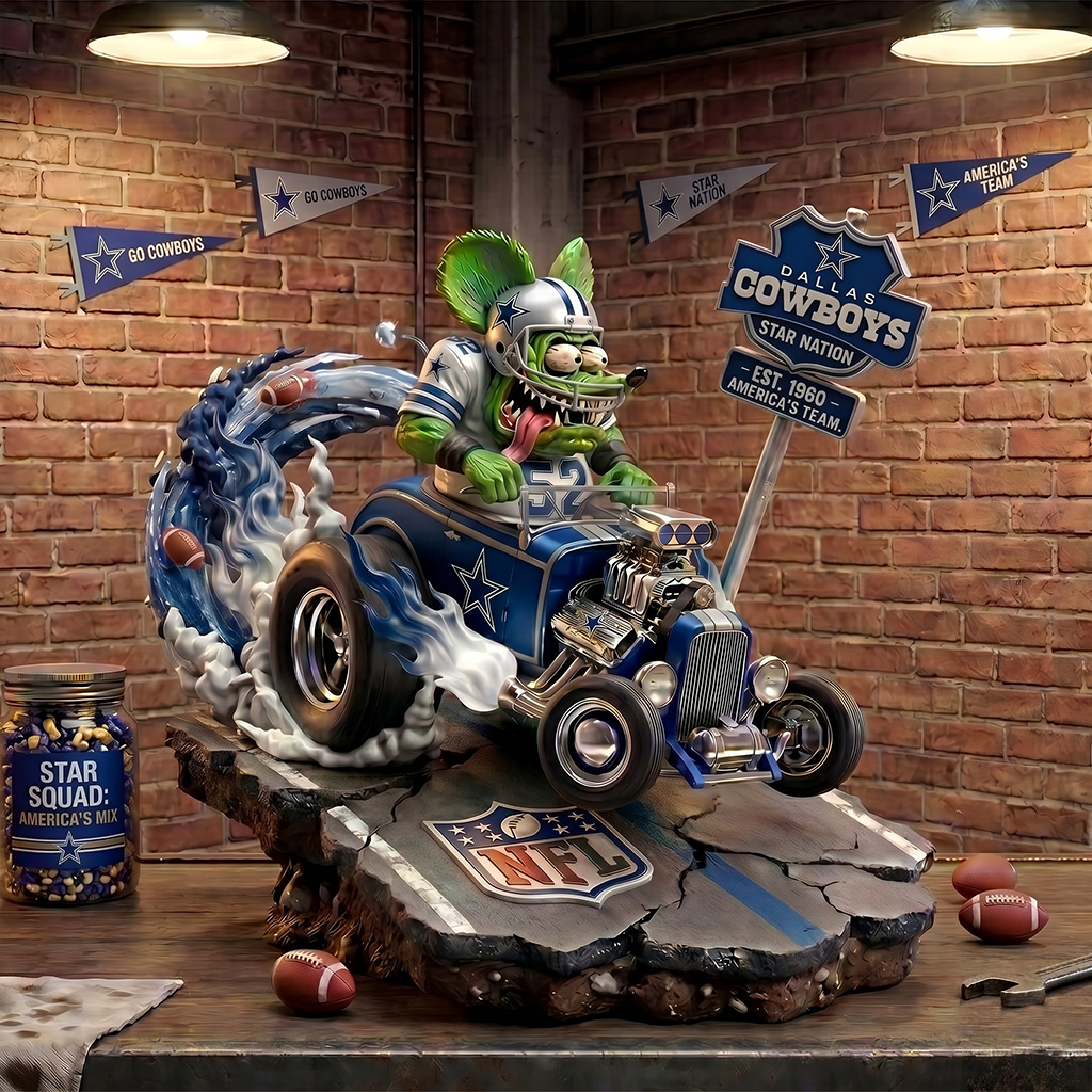 Premium NFL DAL Racing Addiction Acrylic Plaque V1 NMD 040526 TTV