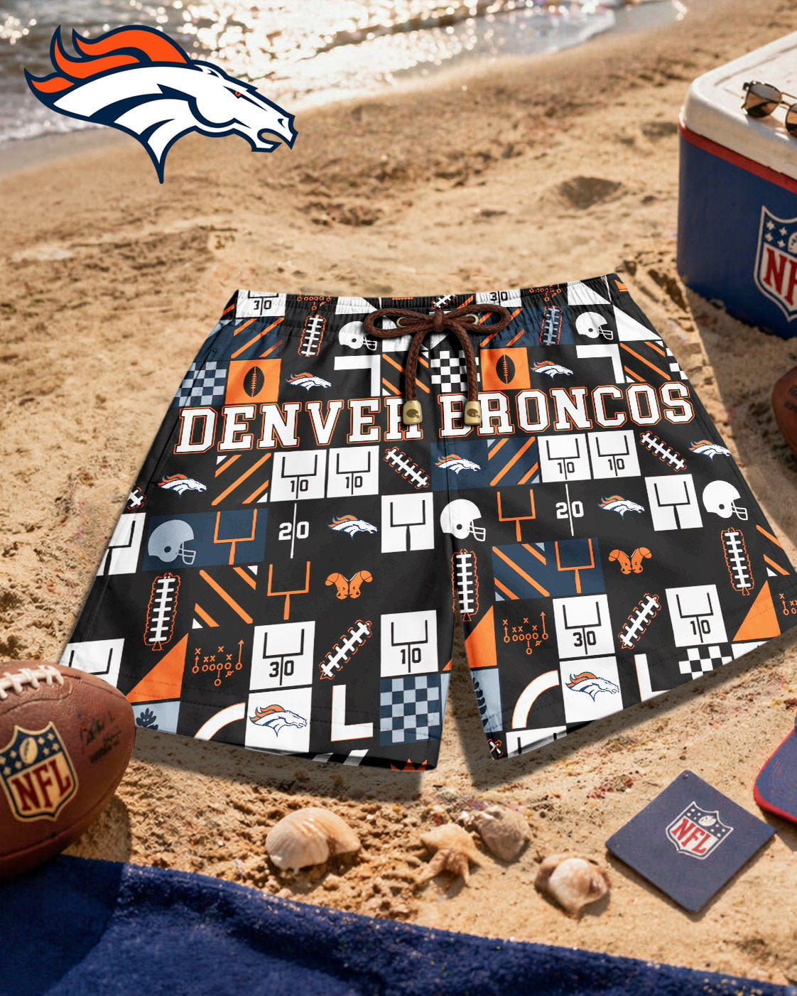 Premium NFL DEN Beach Shorts V1 NMD 270426 TTV