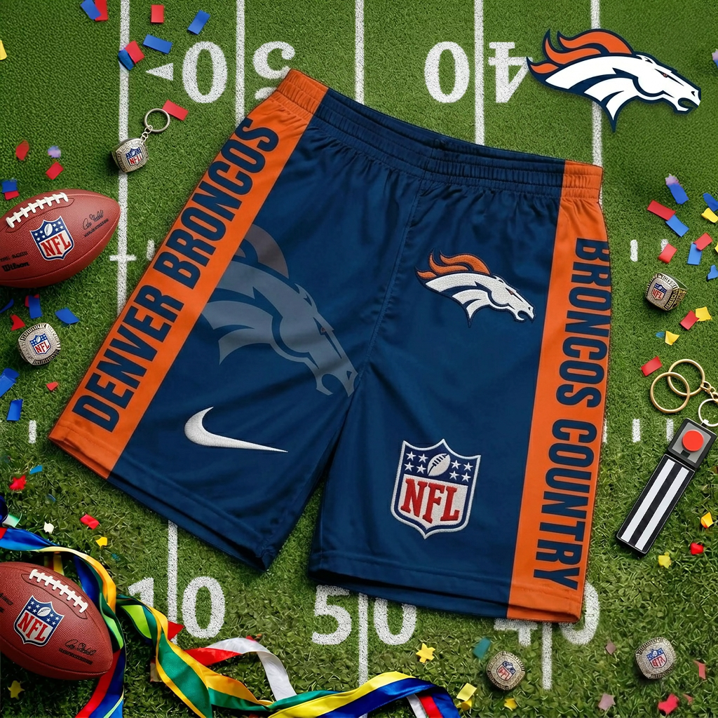 Premium NFL DEN Game Day Personalized Short Pants V1 NMD 220426 TTV