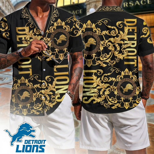 Premium NFL DET Luxury Hawaiin Shirt V1 NMD 090426 TTV