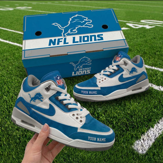 Premium NFL DET Pride AJ3 Sneaker V1 NMD 060526 TTV