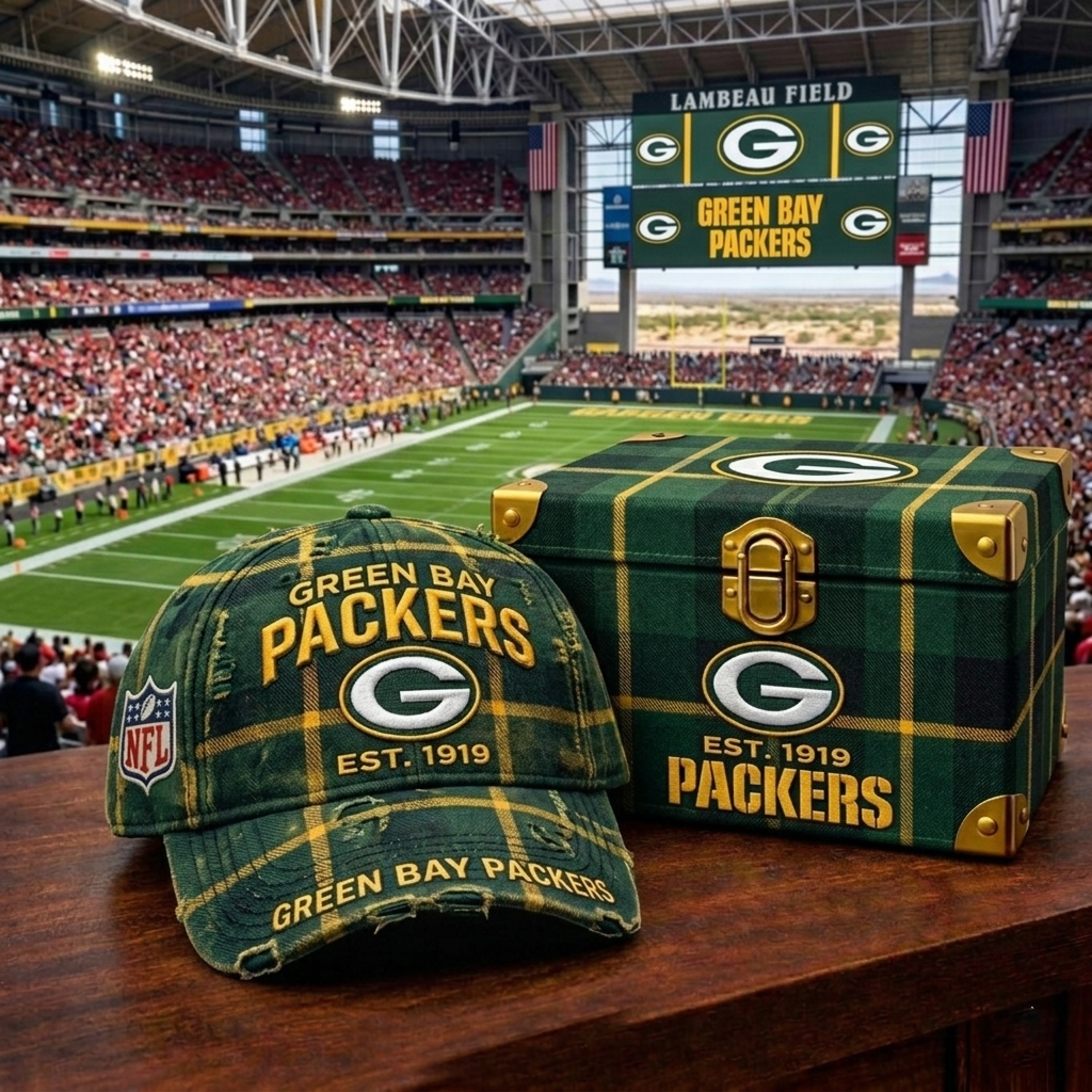 Premium NFL GBP Heritage Checkered Cap V18 NMD CTKT