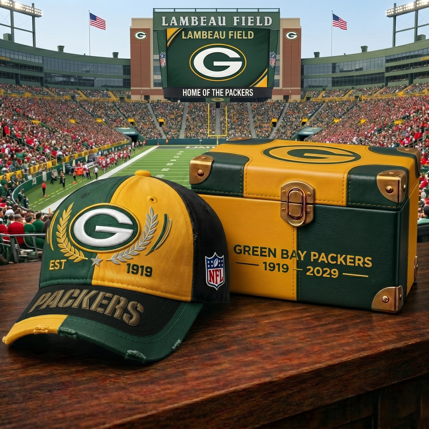 Premium NFL GBP Heritage Crest Cap V30 NMD CTKT