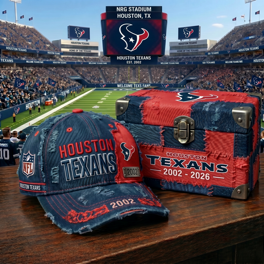 Premium NFL HOU Patchwork Denim Cap V34 NMD 060526 TTV