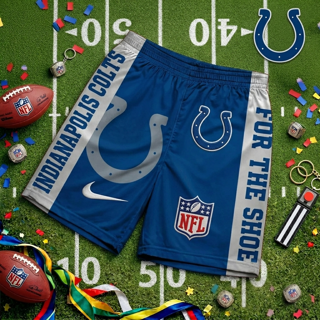 Premium NFL IND Game Day Personalized Short Pants V1 NMD 220426 TTV