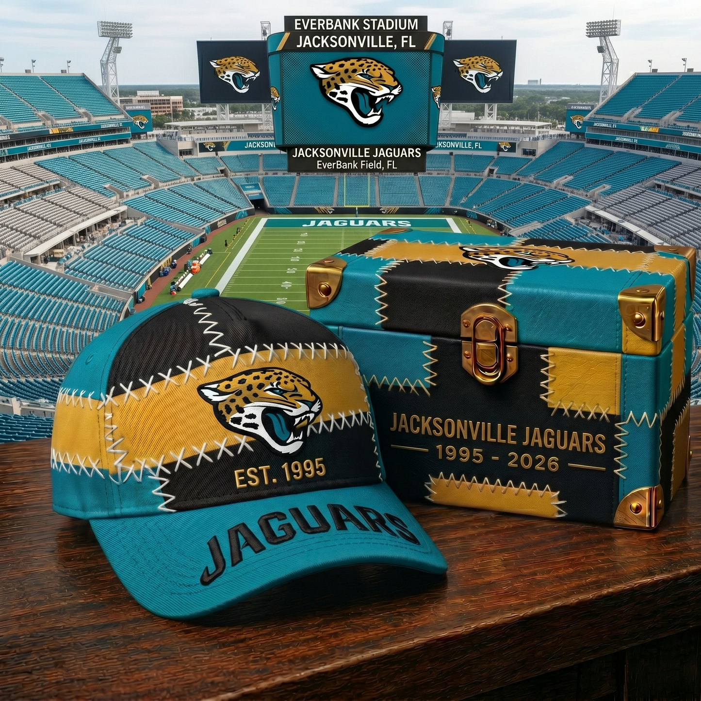 Premium NFL JAC Patchwork Snapback Cap V33 NMD 270426 TTV