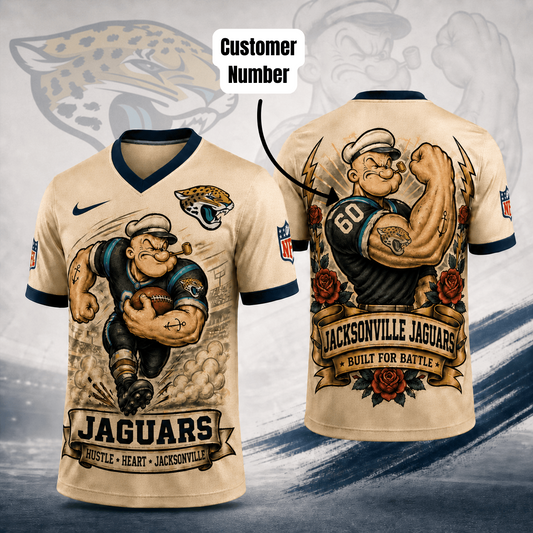 Premium NFL JAC Popeye Vintage Tattoo T-shirt V1 NMD 050526 TTV