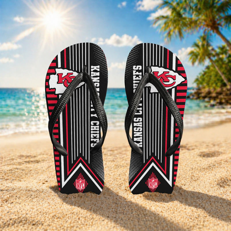 Premium NFL KC Summer Sporty Flip Flop V1 NMD 290426 TTV