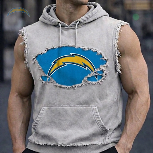 Premium NFL LAC Distressed Hooded Tank V1 NMD 210426 TTV