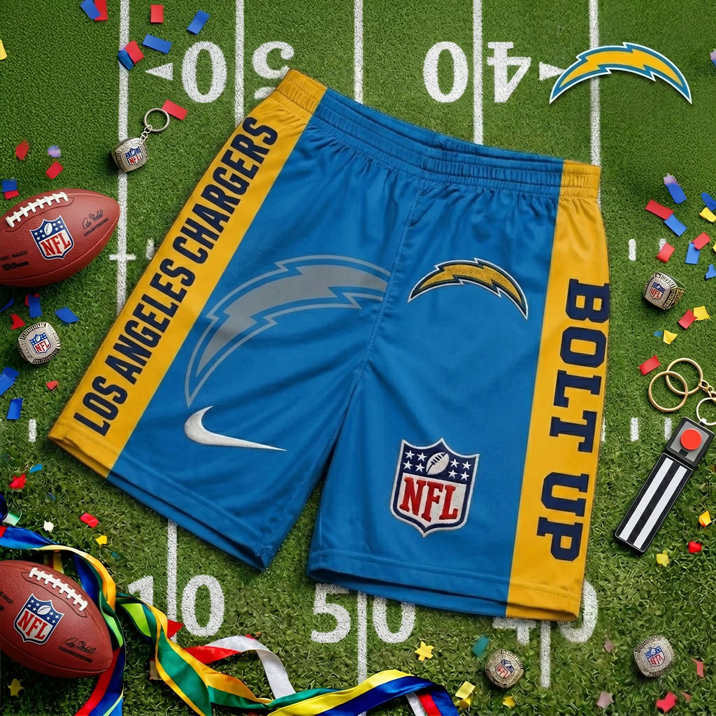 Premium NFL LAC Game Day Personalized Short Pants V1 NMD 220426 TTV