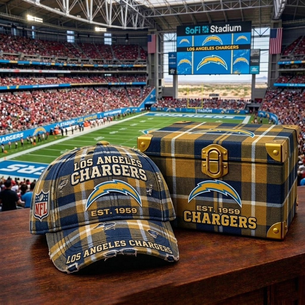 Premium NFL LAC Heritage Checkered Cap V18 NMD CTKT