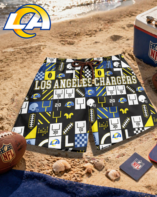 Premium NFL LAR Beach Shorts V1 NMD 270426 TTV