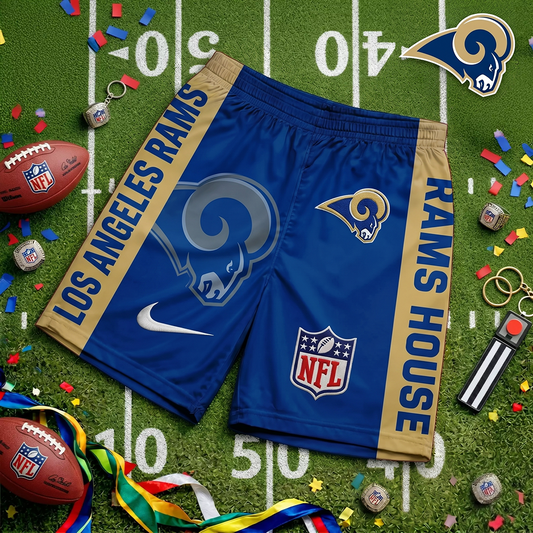 Premium NFL LAR Game Day Personalized Short Pants V1 NMD 220426 TTV