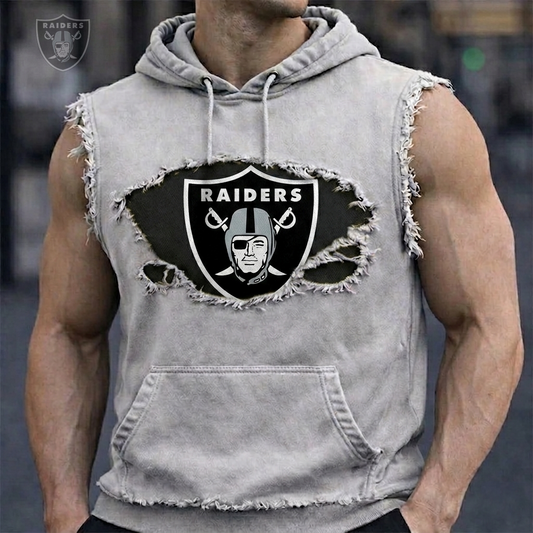 Premium NFL LV Distressed Hooded Tank V1 NMD 210426 TTV