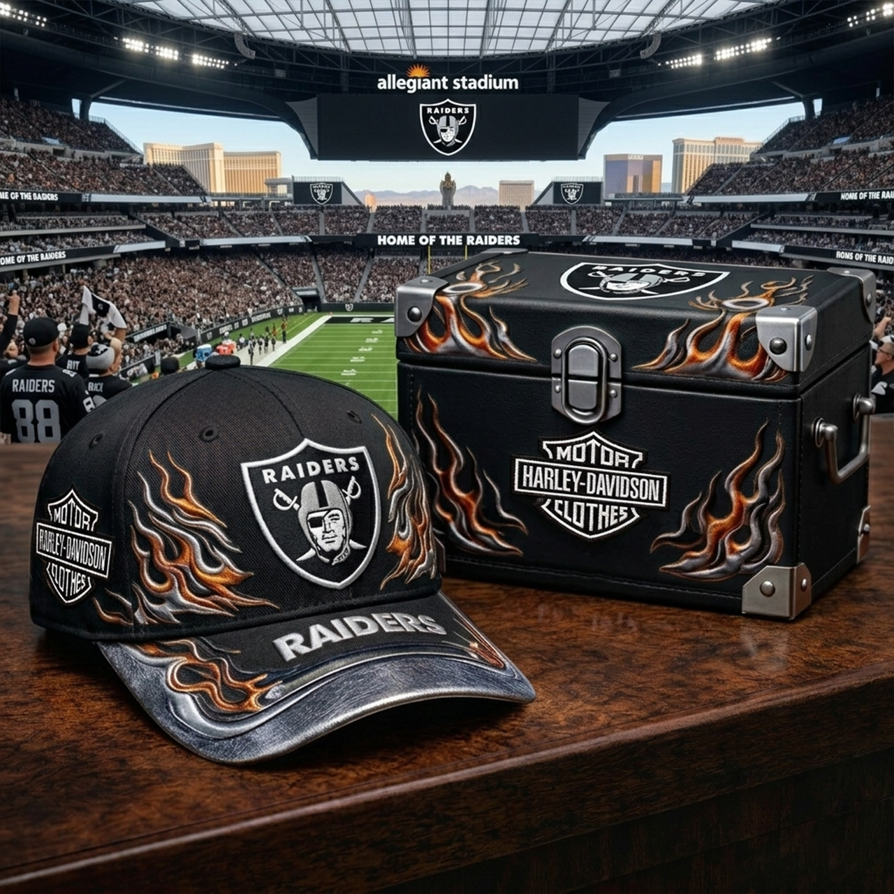 Premium NFL LV x Harley Davidson Cap V24 NMD 080426 TTV