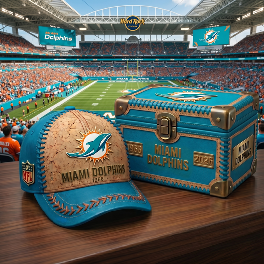 Premium NFL MIA Cork Leather Cap V32 NMD 250426 TTV