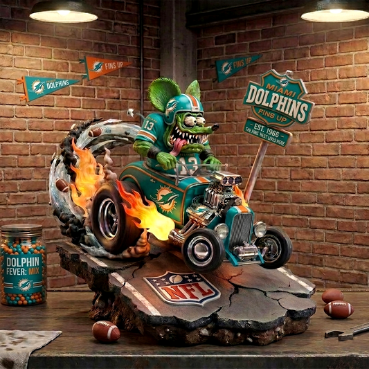 Premium NFL MIA Racing Addiction Acrylic Plaque V1 NMD 040526 TTV
