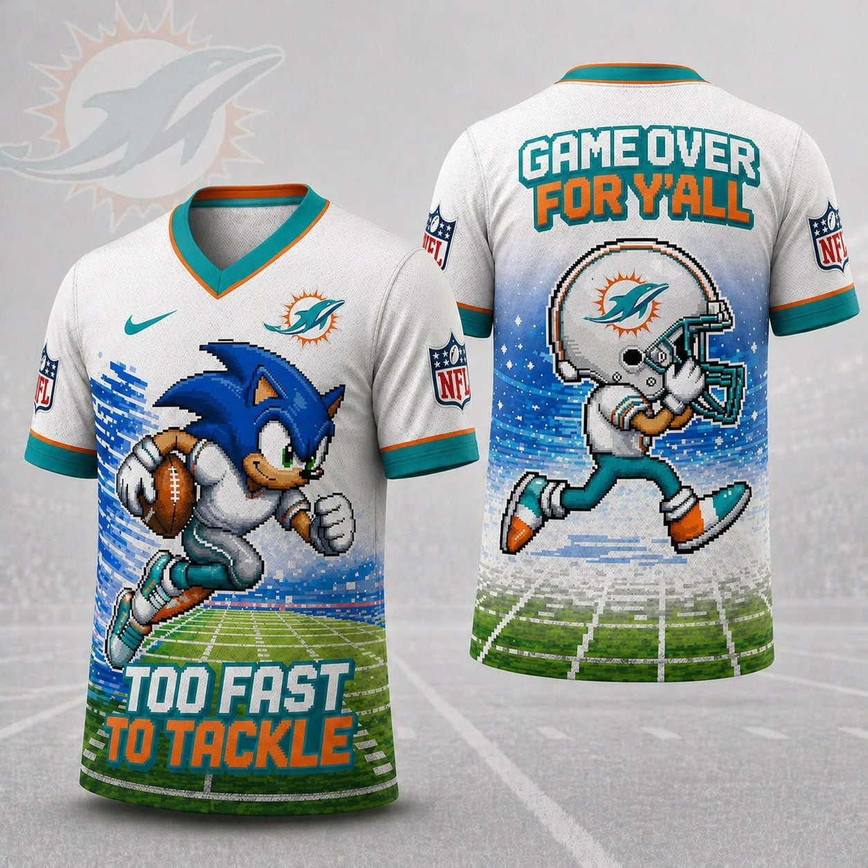 Premium NFL MIA Sonic T-Shirt V2 NMD 070526 TTV
