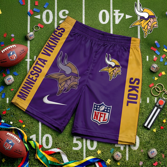 Premium NFL MIN Game Day Personalized Short Pants V1 NMD 220426 TTV