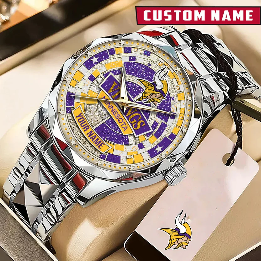 Premium NFL MIN Luxury Stainless Steel Watch V1 NMD 080526 TTV
