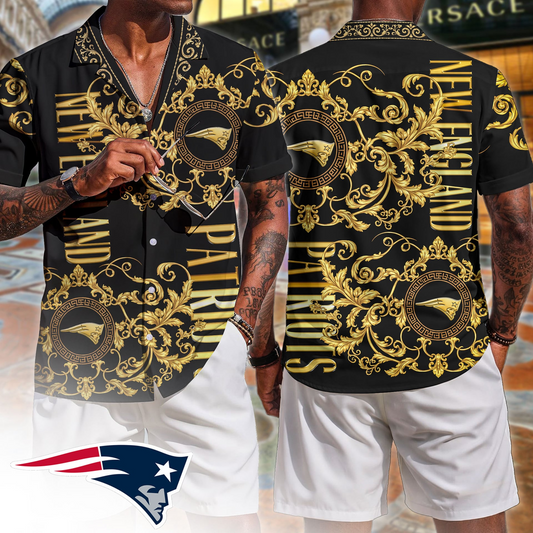 Premium NFL NE Luxury Hawaiin Shirt V1 NMD 090426 TTV