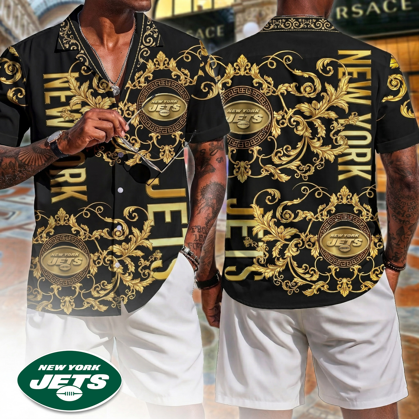 Premium NFL NYJ Luxury Hawaiin Shirt V1 NMD 090426 TTV