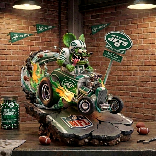 Premium NFL NYJ Racing Addiction Acrylic Plaque V1 NMD 040526 TTV