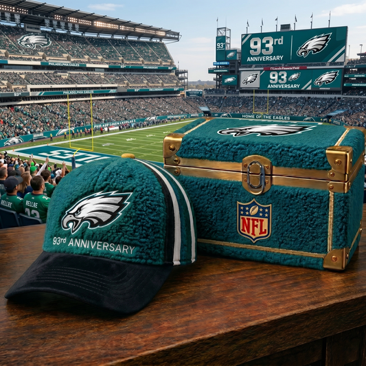 Premium NFL PHI Anniversary Sherpa Fleece Cap V26 NMD 150426 TTV