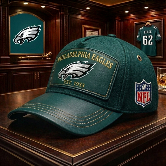 Premium NFL PHI Heritage Leather Cap V29 NMD 200426TTV