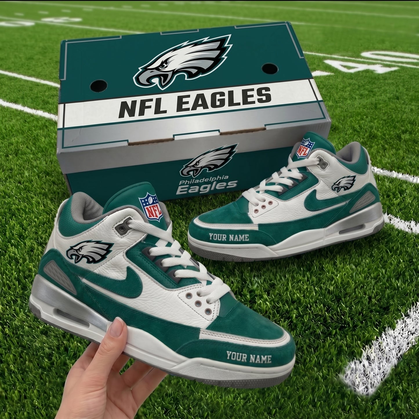Premium NFL PHI Pride AJ3 Sneaker V1 NMD 060526 TTV