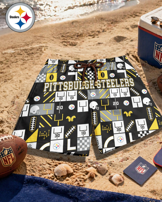 Premium NFL PIT Beach Shorts V1 NMD 270426 TTV
