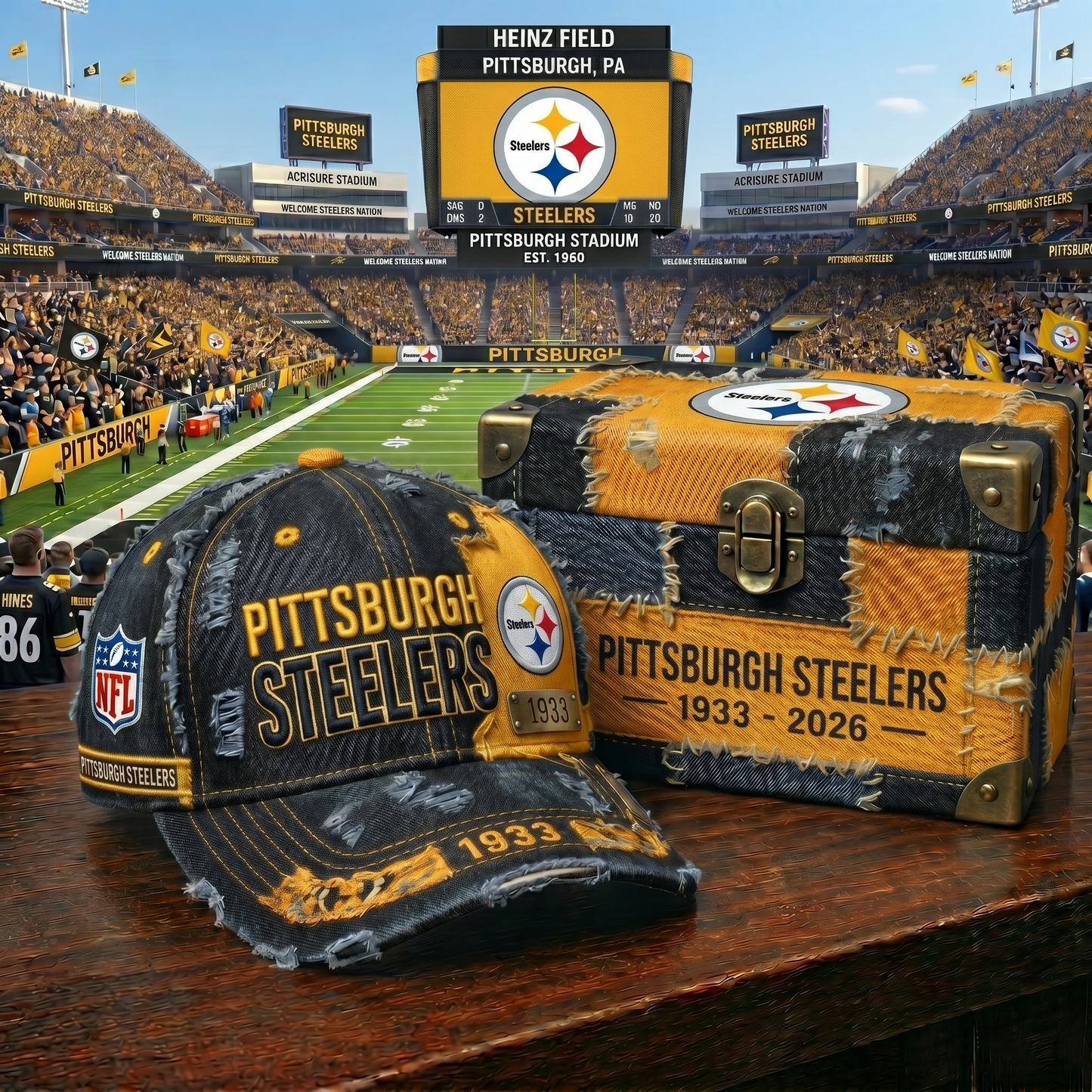 Premium NFL PIT Patchwork Denim Cap V34 NMD 060526 TTV