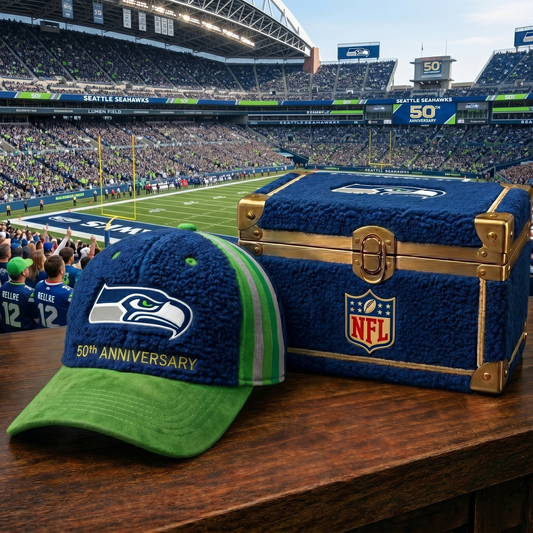 Premium NFL SEA Anniversary Sherpa Fleece Cap V26 NMD 150426 TTV