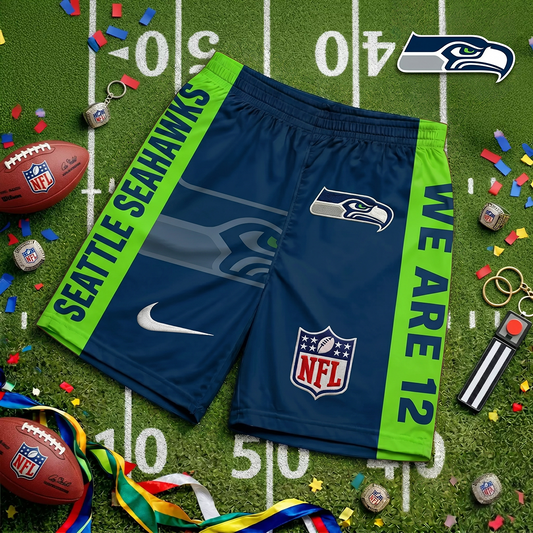 Premium NFL SEA Game Day Personalized Short Pants V1 NMD 220426 TTV