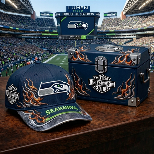 Premium NFL SEA x Harley Davidson Cap V24 NMD 080426 TTV