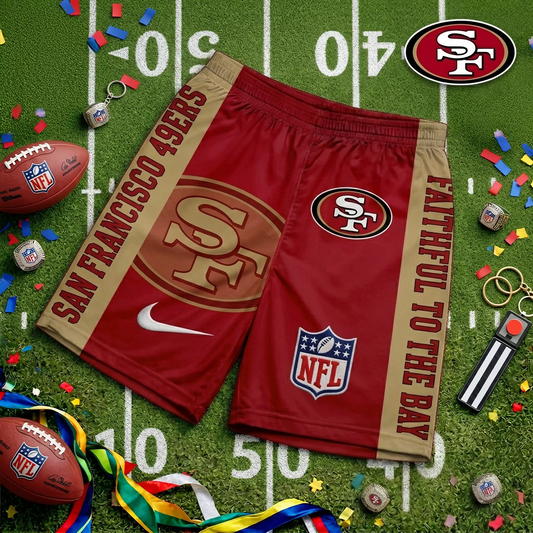 Premium NFL SF Game Day Personalized Short Pants V1 NMD 220426 TTV