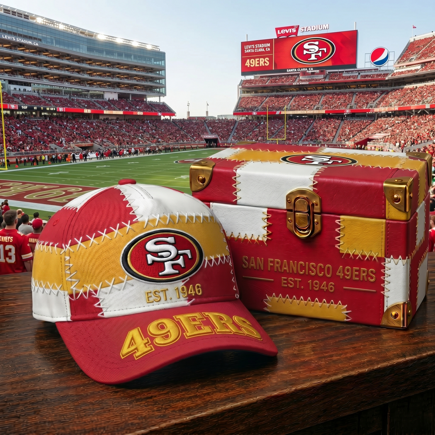 Premium NFL SF Patchwork Snapback Cap V33 NMD 270426 TTV