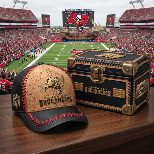 Premium NFL TB Cork Leather Cap V32 NMD 250426 TTV