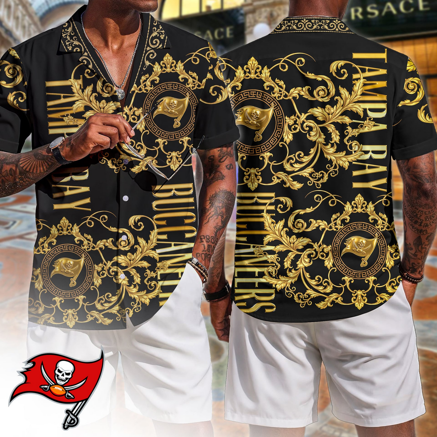 Premium NFL TB Luxury Hawaiin Shirt V1 NMD 090426 TTV