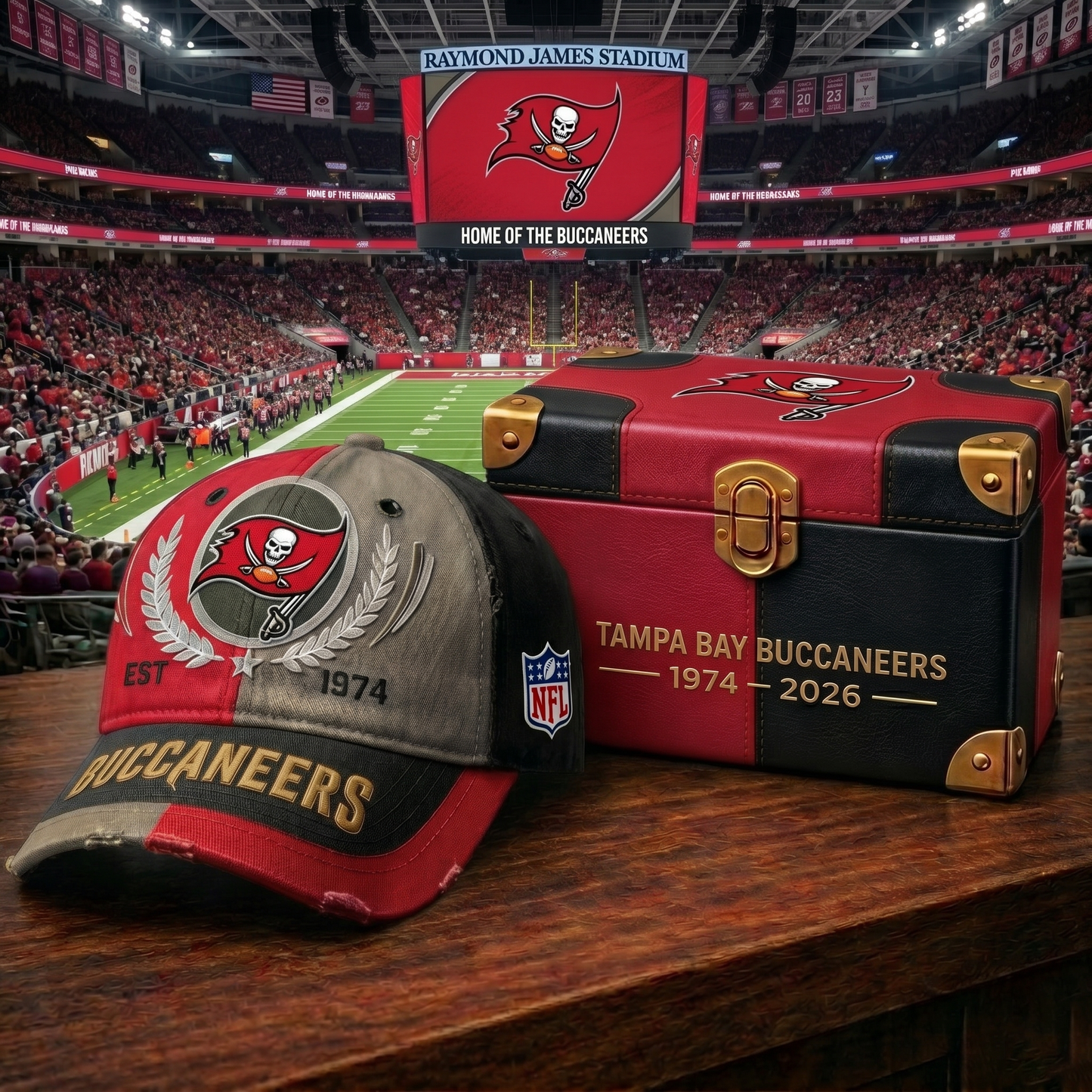 Premium NFL TBB Heritage Crest Cap V30 NMD CTKT