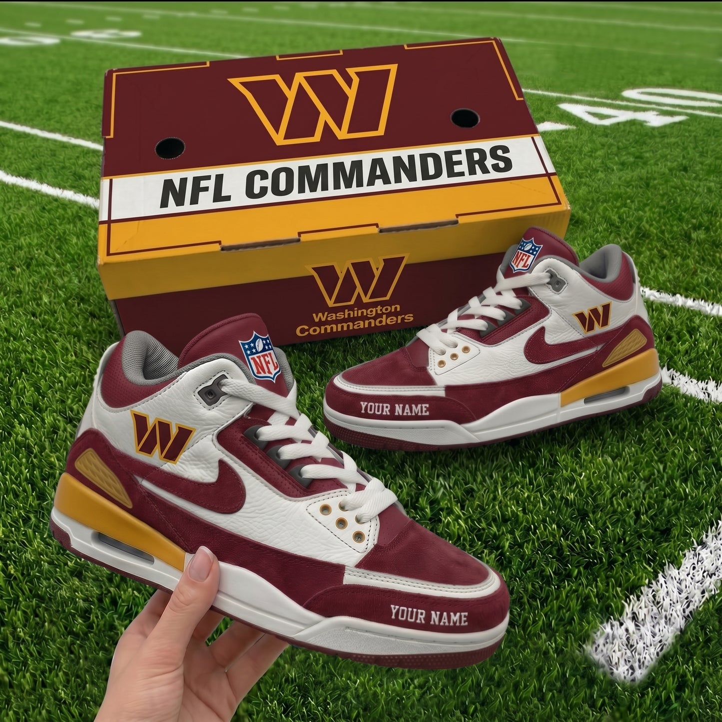 Premium NFL WAS Pride AJ3 Sneaker V1 NMD 060526 TTV