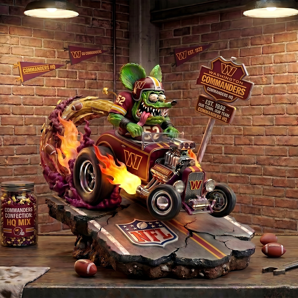 Premium NFL WAS Racing Addiction Acrylic Plaque V1 NMD 040526 TTV