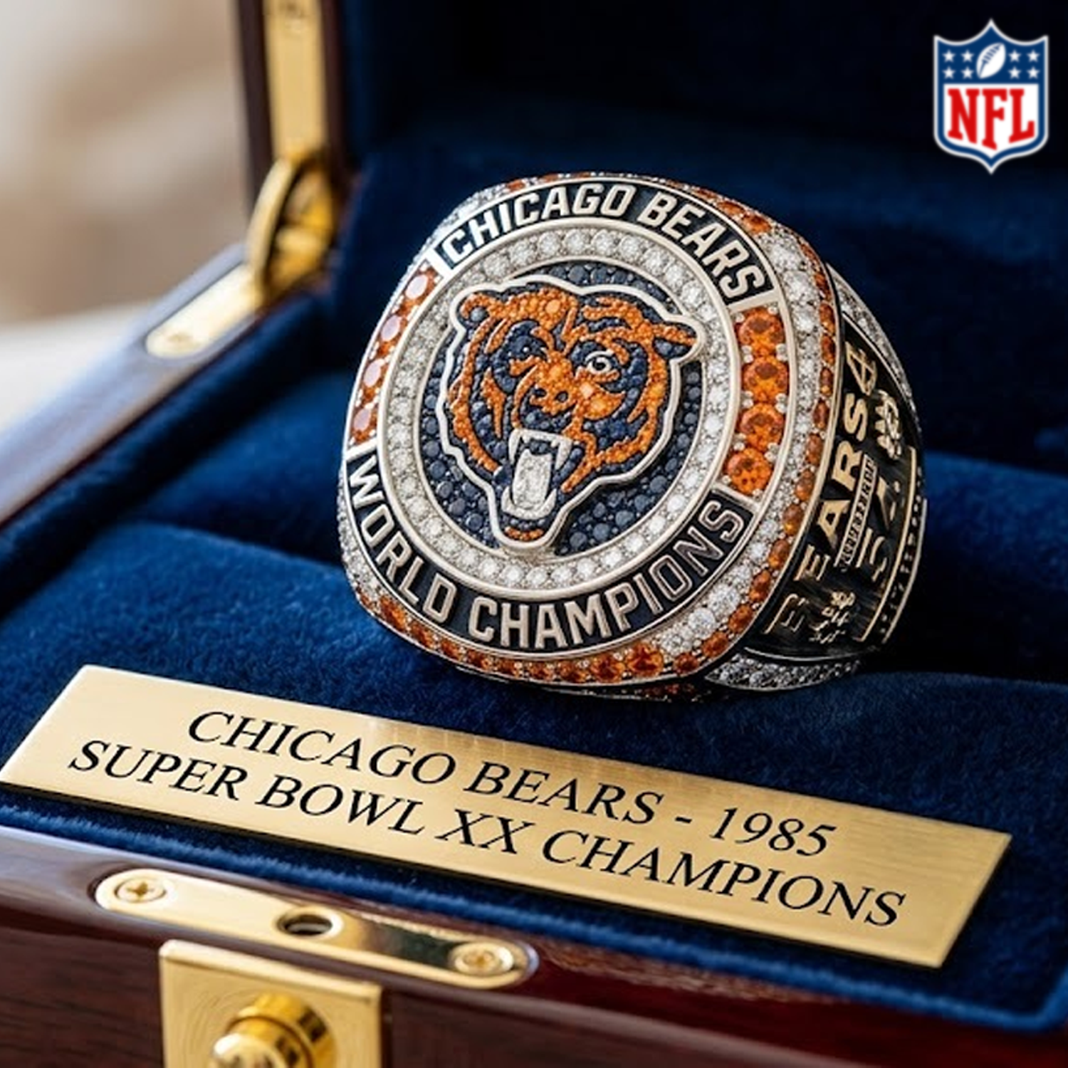 Premium NFL x CHI Ring DATND TANTD 010426