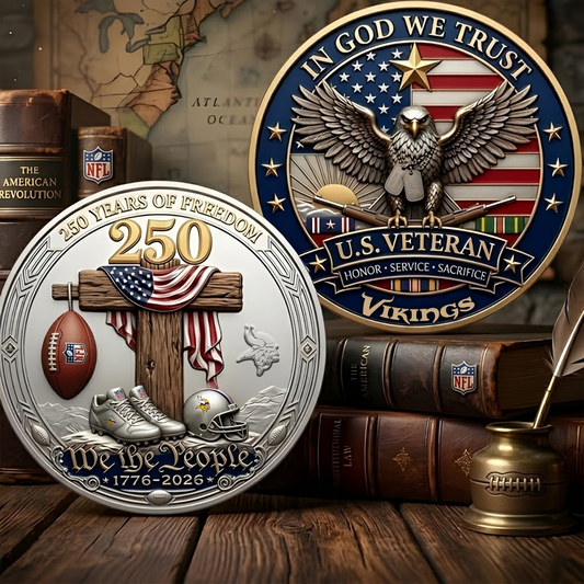 Premium NFL x MIN 250 Years Of Freedom Coin DATND TANTD 020426