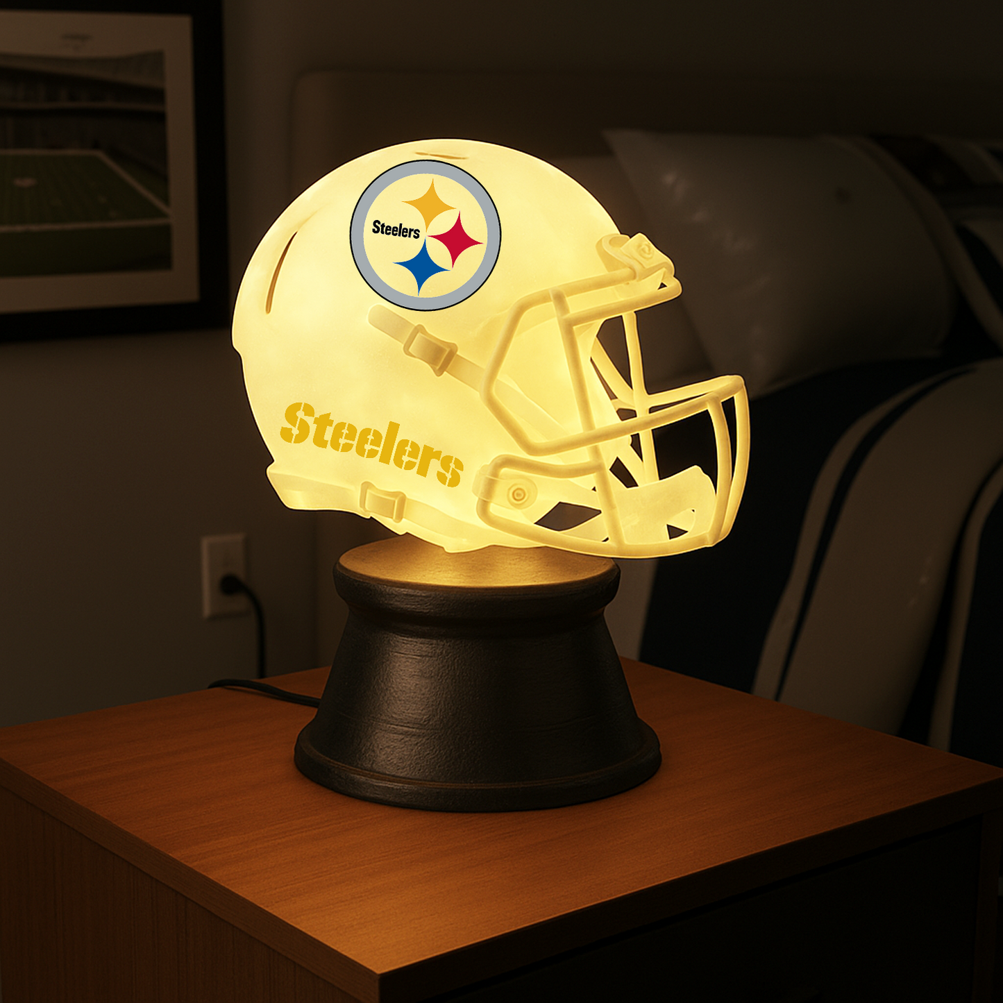 Premium NFL x PIT LED Helmet Night Light DATND NMD TANTD