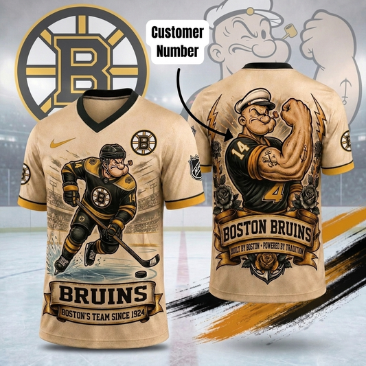 Premium NHL BB Popeye Vintage Tattoo T-shirt V1 NMD CTKT