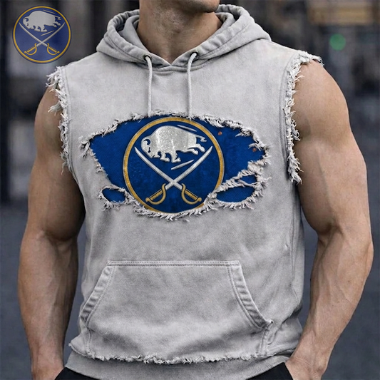 Premium NHL BS Distressed Hooded Tank V1 NMD CTKT