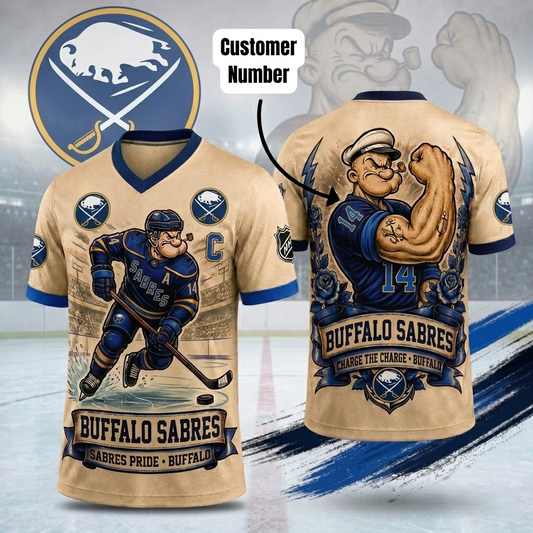 Premium NHL BS Popeye Vintage Tattoo T-shirt V1 NMD CTKT